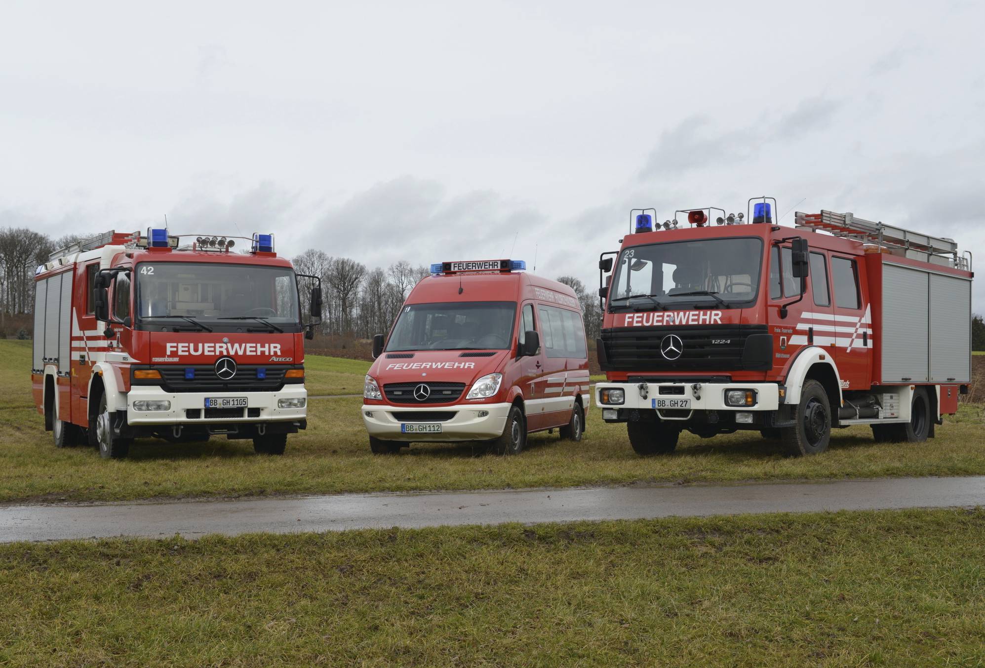  Fahrzeuge der Feuerwehr 
