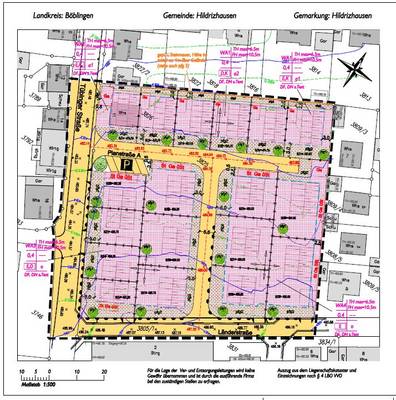 Bebauungsplan „Ecke Tübinger Straße / Länderstraße“  - Öffentliche Bekanntmachung des Satzungsbeschlusses  des Bebauungsplans -