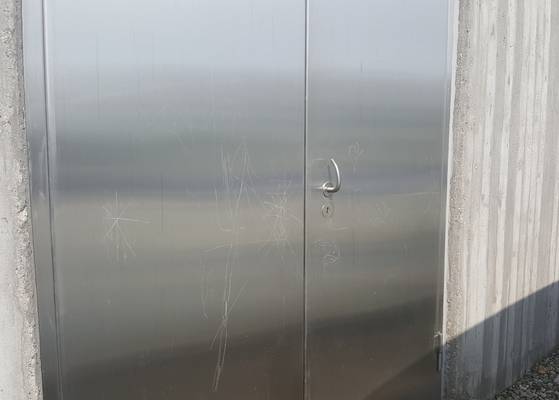 Vandalismus im Bereich des Wasserhochbehälters Lettenbühl